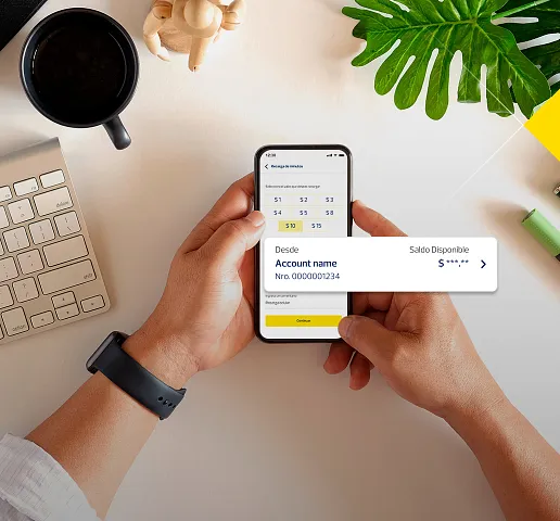 Recargar tu celular fácilmente, paso 2: asegúrate de tener fondos suficientes en tu cuenta.