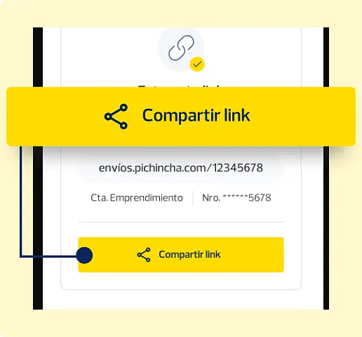 Compártelo con quien te hará el envío