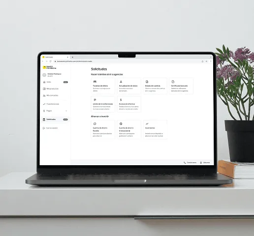 Accede a productos financieros del Banco Pichincha de forma online