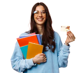 Tarjeta Universidad Católica Santiago de Guayaquil.