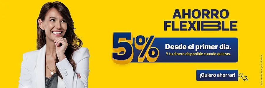 Abre tu cuenta de Ahorro Flexible