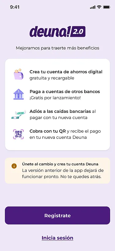 Cómo comenzar a usar la aplicación de pagos y cobros Deuna!