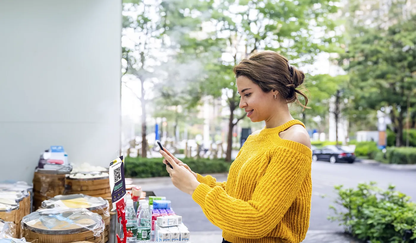 Escanea código QR Deuna!