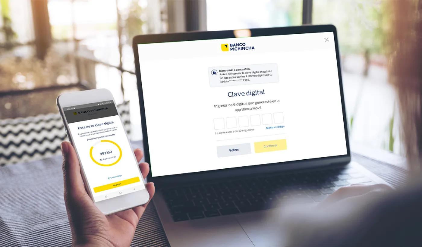 Más seguridad en tus transacciones en Banca Web