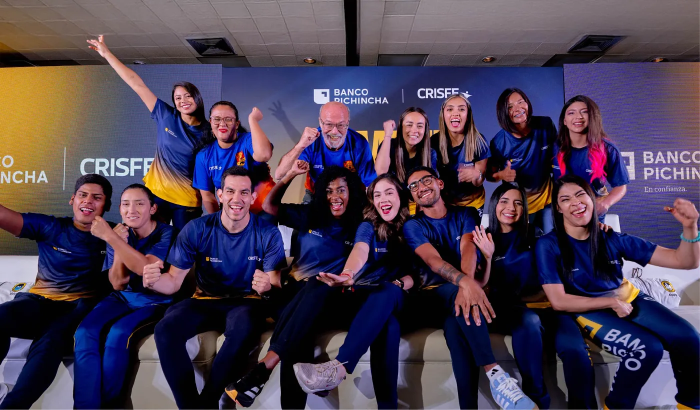 Banco Pichincha y Crisfe apoyan a más de un centenar de deportistas